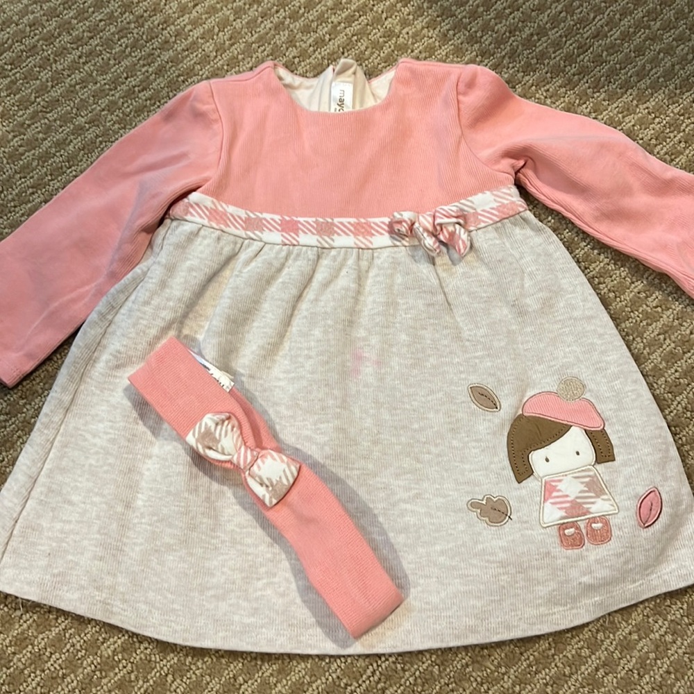 Mayoral Knit Dress with matching headband